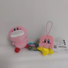 星のカービィ ぬいぐるみ マスコット 2点セットのサムネイル