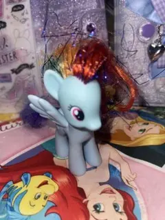 マイリトルポニー 水色フィギュア