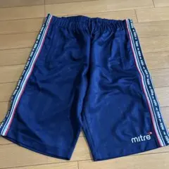 mitre サッカー ハーフパンツ Lサイズ ネイビー☆のサムネイル
