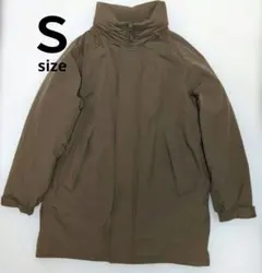 防風パデッドコート ブラウン S
