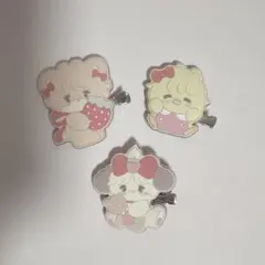 mikko フロッキー ヘアクリップ ラテ スフレ パフ