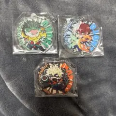 ヒロアカ　でふぉめ 最終決戦 アクリルキーホルダーガチャ　緑谷&爆豪&轟