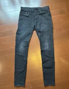 HYSTERICGLAMOUR スタッズ付 ブラックデニムパンツ 28 キムタク