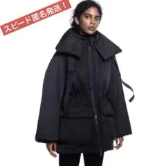 ＋J ユニクロ　UNIQLO ハイブリッドダウンショートコート　ネイビー　M