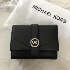 新品未使用 マイケルコース ブラック 黒 折り財布 3つ折り財布