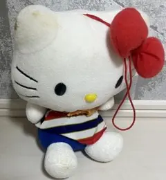ハローキティ ぬいぐるみ ストライプ衣装