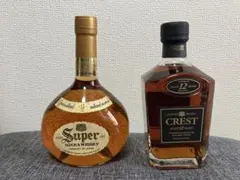 ニッカウイスキー760ml & サントリー クレスト 12年 750ml ニッカウイスキー760ml & サントリー クレスト 12年 750ml - メルカリ