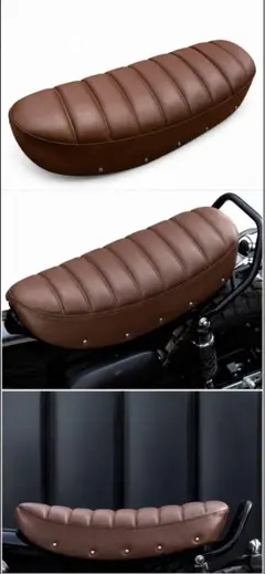 タックロールシート あんこ抜き 張替済 GN125 グラストラッカー ボルティー タックロールシート あんこ抜き 張替済 GN125 グラストラッカー