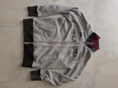 FILA グレー フルジップ トレーナー M