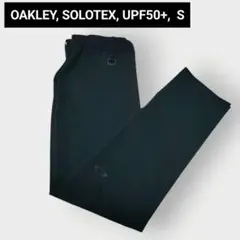 極美品 OAKLEY オークリー ストレッチ パンツ S 黒 テーパード 9分丈