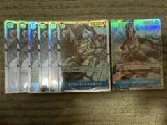 A*r様 ワンピースカード　エドワード・ニューゲート 白ひげSR6枚セット　パラ