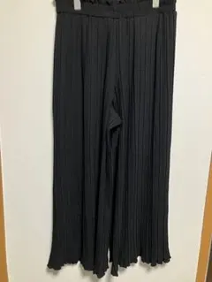 レディース　ロングプリーツパンツ　 キュロットスカート