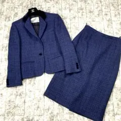 お値下げ！新品未使用☆ アクアスキュータム シルクストライプスカート 日本製 Aquascutum アクアスキュータム レディース セットアップ サイズ