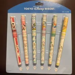ディズニーカラーペンセット　6本