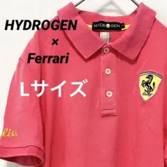 レア！【ハイドロゲン×フェラーリ】コラボ ポロシャツ Lサイズのサムネイル