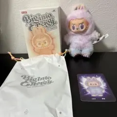 LABUBU ラブブ エナジー ぬいぐるみペンダント　LUCK 紫