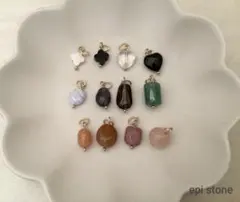 【新品未使用】天然石ネックレスチャーム♡超お得な12点セット♡ゴールド