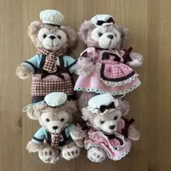 ダッフィー &シェリーメイ スウィートダッフィー ぬいぐるみ4体セット