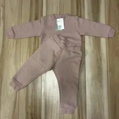 <新品セール>キルティング ピンク ベビーパジャマセット　85