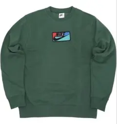 Nike グリーン クルーネック トレーナー