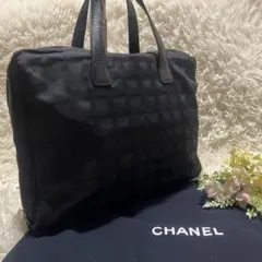 CHANELシャネル ニュートラベルライントートPM バッグ ブラックG10-B 