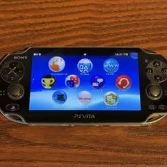 【動作確認済み】PS Vita(PCH-1100 ブラック)充電器付き
