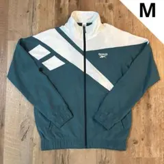 Reebok ナイロンジャケット ダークグリーン　ベクター　メンズ　M