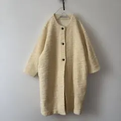 ジャーナルスタンダードluxe ノーカラーブークレーコート