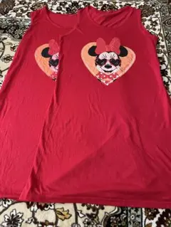 新品 半袖ミニーマウス プリントワンピース おまけ付き