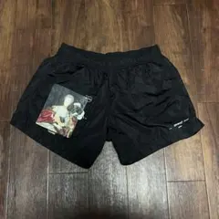 off-white ショーツハーフパンツブラックナイロン黒プリントのサムネイル