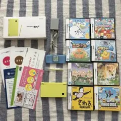 ニンテンドー DS i ライムグリーン ソフト9本セット その他おまけあり
