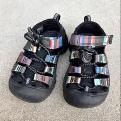 KEEN キッズサンダル ブラック・マルチカラー