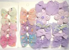 女の子　ヘアピン　リボン　まとめ売り