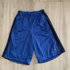 【キッズ】Champion バスケットボールパンツ 青色
