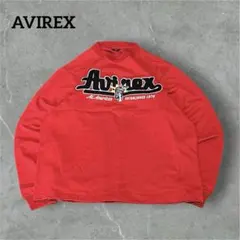 AVIREX フェルト　USA アメリカン　パッチ　長袖　ロング　Tシャツのサムネイル