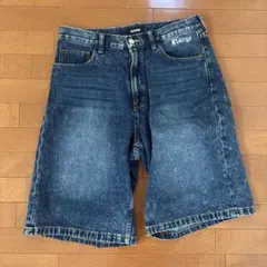 【即完売モデル】大人気 XLARGE エクストララージ デニム ハーフパンツのサムネイル