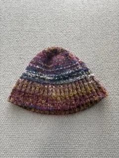 ニットバケットハット ビーニー