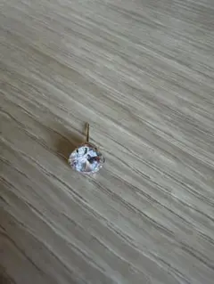gstv K18 エターナルピアス ブラウンダイヤ 0.4ct - メルカリ