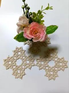 ハンドメイド✩タティングレース✩ミニドイリー✩コースター