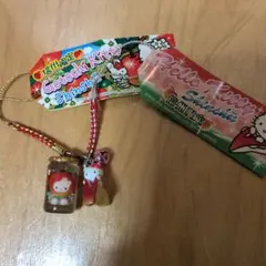 ハローキティ　ご当地ストラップ　根付け 信州リンゴバージョン　セット