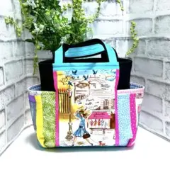 ②ツーリスト＋ロラライハリス　サイドポケット付きトート