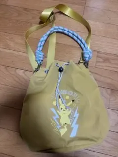 ポケモン　ピカチュウ 2 wayバッグ 10000VOLT!黄色