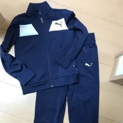 PUMA ジャージ上下セット 140 サイズ ネイビー