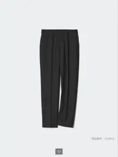 【極微品】　UNIQLO スマートアンクルパンツ　Sサイズ　ブラック　ユニクロ