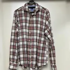 TOMMY HILFIGER チェック柄長袖シャツ メンズm