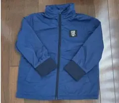 BeBe　べべ 裏起毛素材　ネイビーブルゾン　ジャケット　ジャンパー