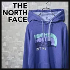 ザノースフェイス パーカー スウェット レディース L プルオーバー パープル