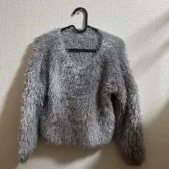 ソニョナラ 韓国 ファッション ファー 大人 レディース トップス 冬服 可愛いのサムネイル