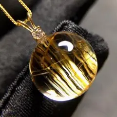 ⭐︎【天然】グリーン ガーデン クォーツ ペンダントトップ k18 3g