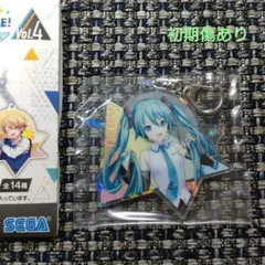 プロセカ SEGAラッキーくじ アクリルキーホルダー 初音ミク　初期傷あり